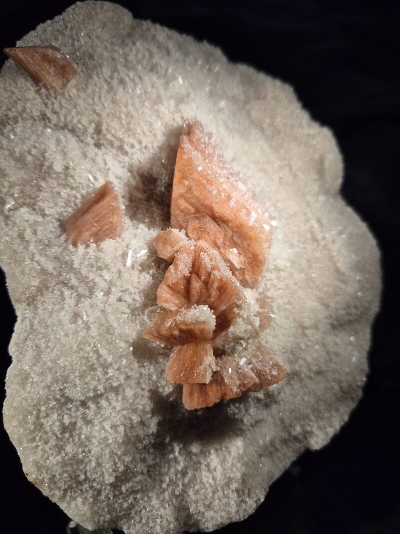 Cristaux Heulandite calcédoine