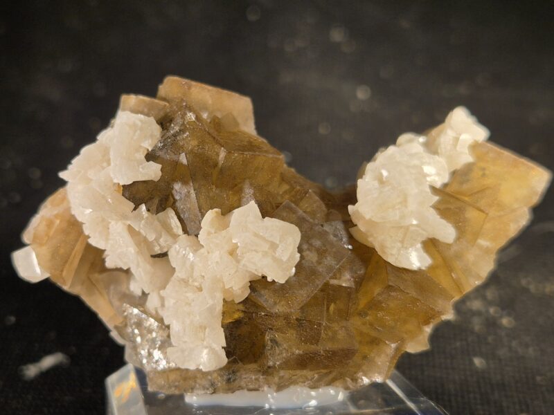 Dolomite sur fluorite