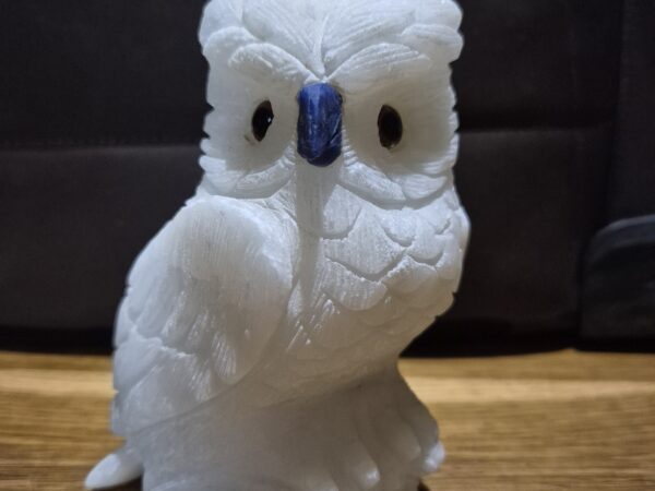 Hibou Marbre blanc