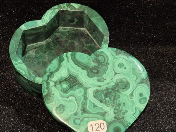 Coffret coeur Malachite