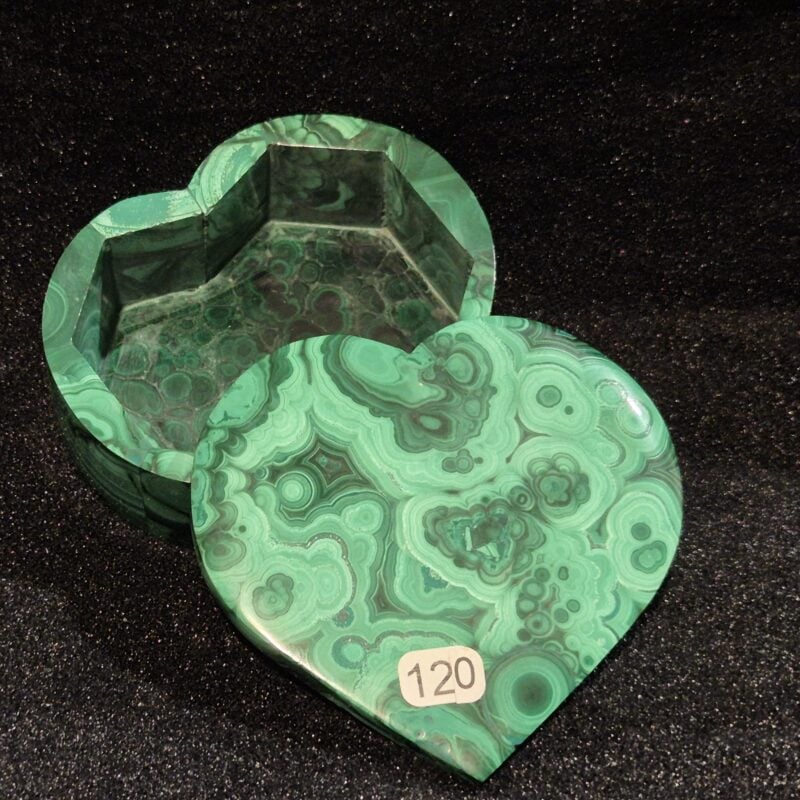 Coffret coeur Malachite