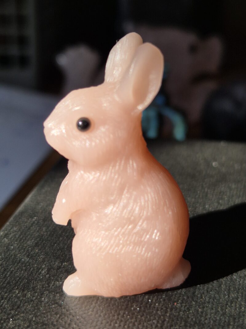 Lapin opale rose