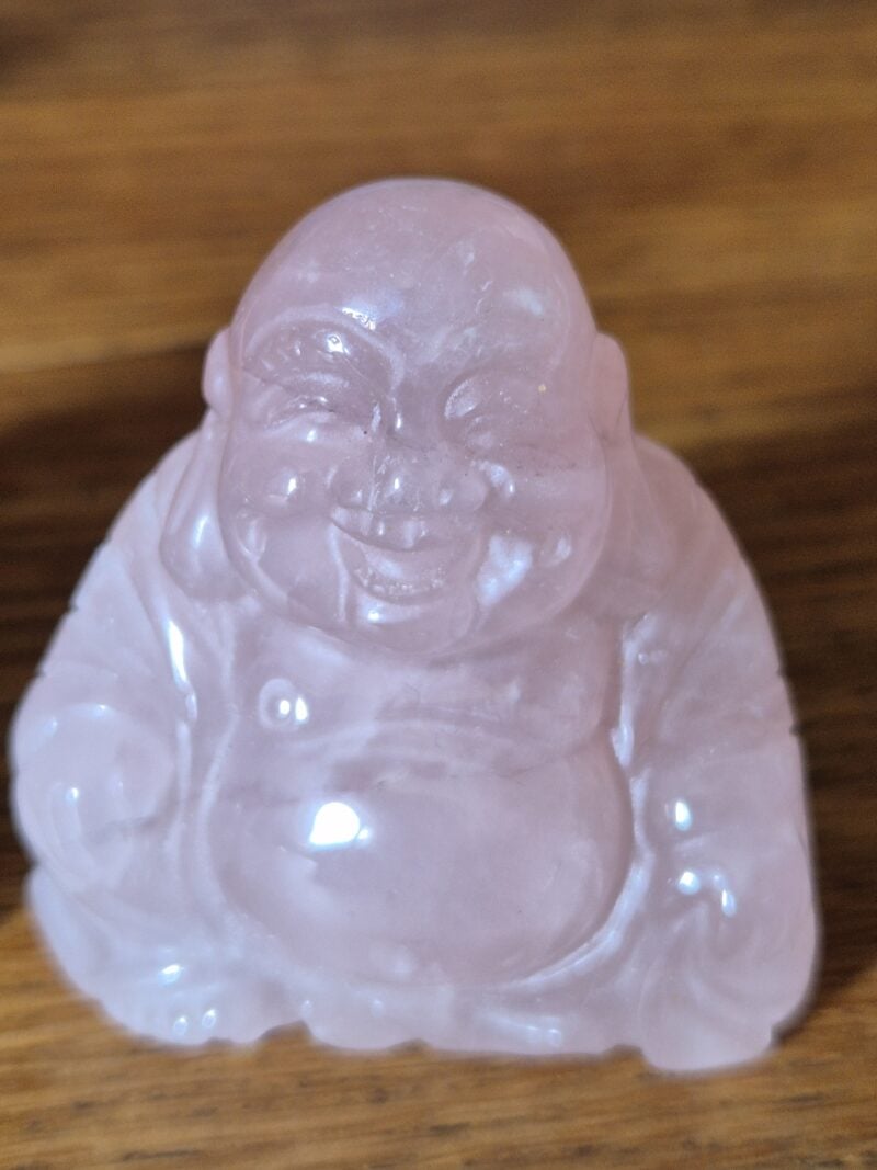 Boudha rieur quartz rose2