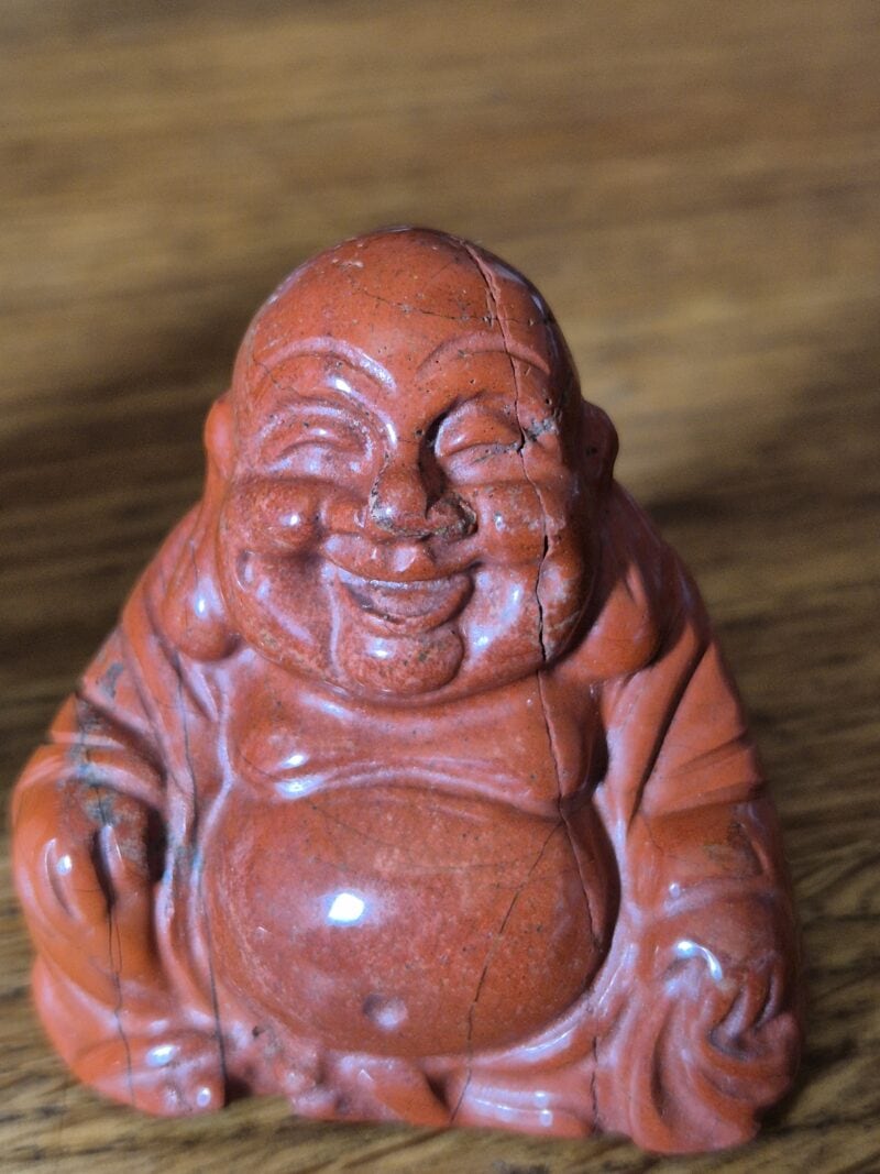 Boudha jaspe rouge