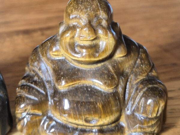 Bouddha rieur oeil de tigre