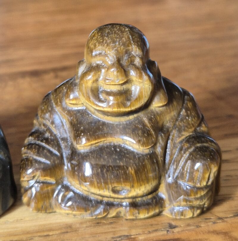 Bouddha rieur oeil de tigre