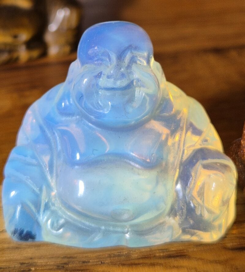 Boudha rieur opaline