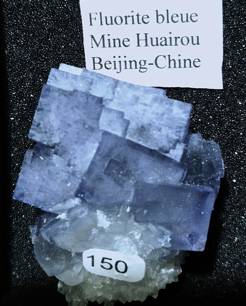 Fluorite cubes bleus Beijing