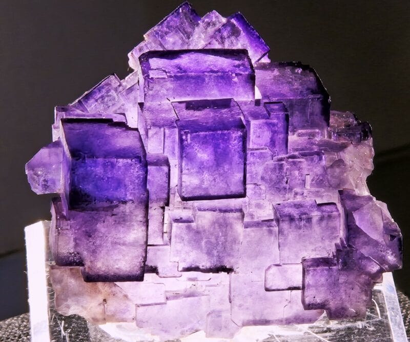 Fluorite violette Xinjiang