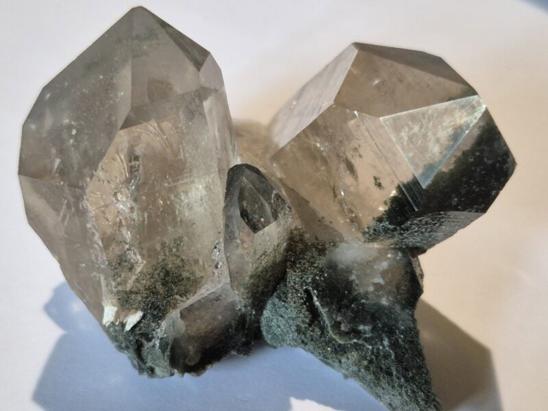 Quartz Fumé Chloriteux Isère