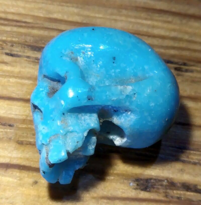 Crâne en Turquoise