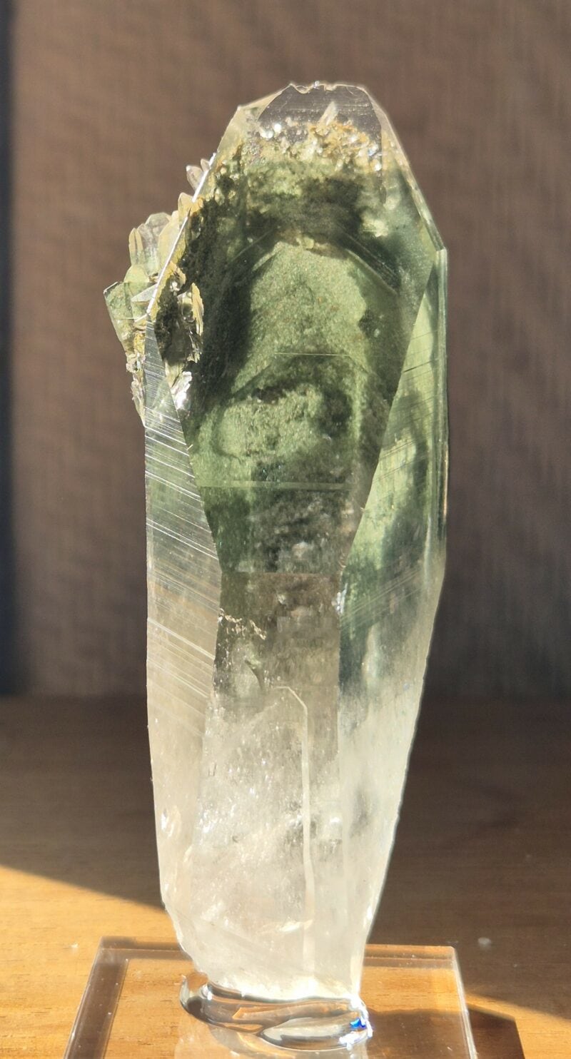 Quartz Fumé Chloriteux