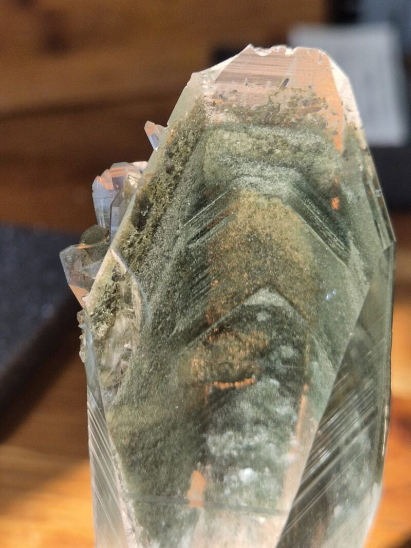 Quartz Fumé Chloriteux