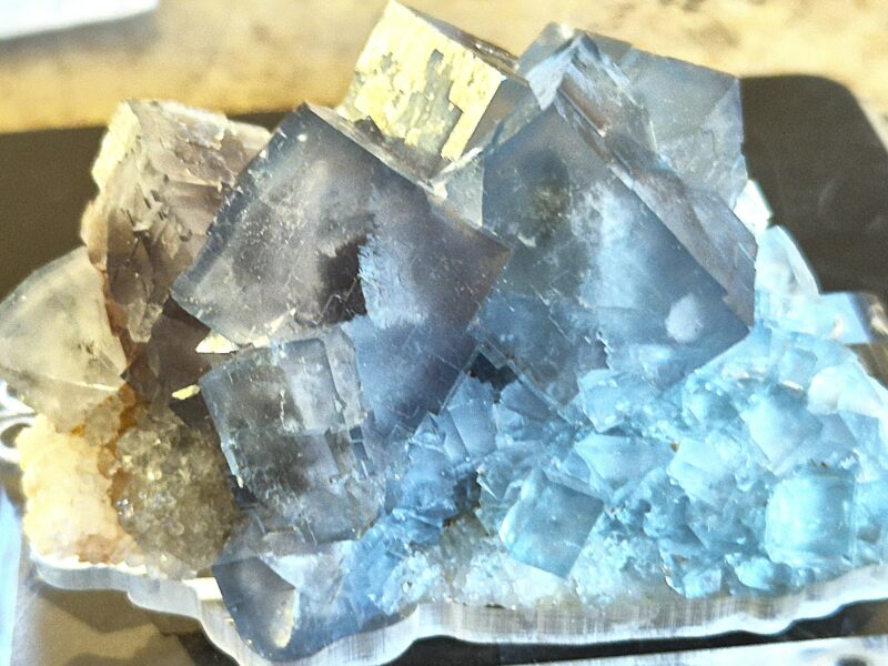 Fluorite cubique bleue Chine