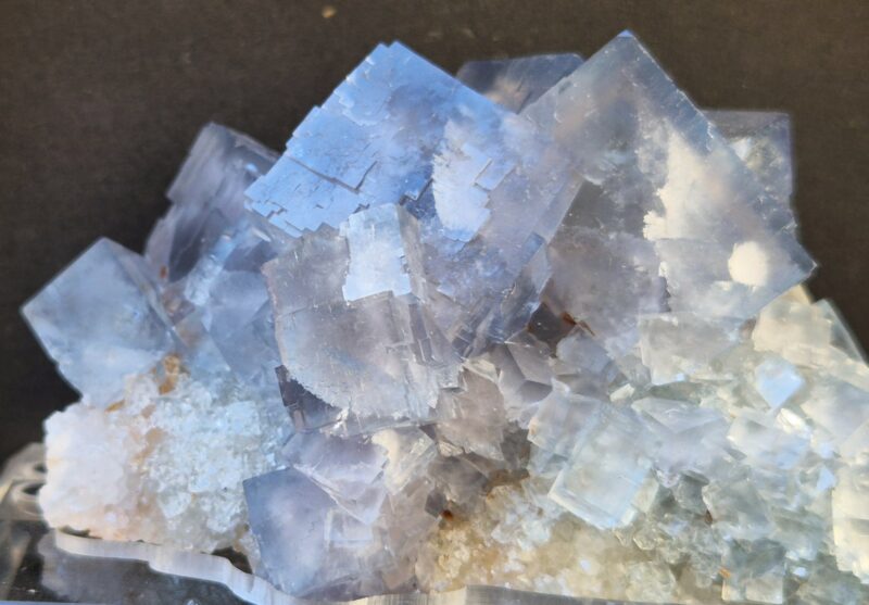 Fluorite cubique bleue Chine