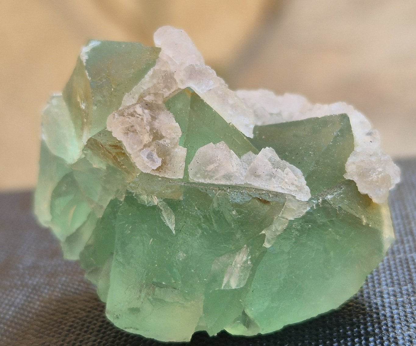 Fluorite octaèdrique verte