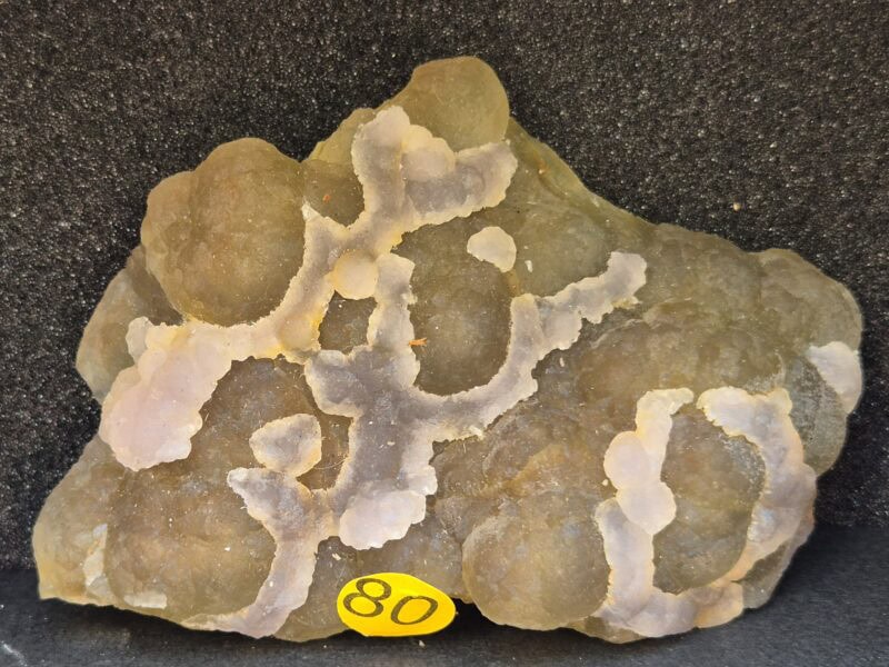 Fluorite botryoïdale et Calcite
