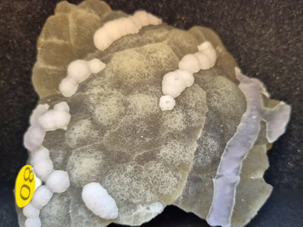 Fluorite botryoïdale verte et Calcite