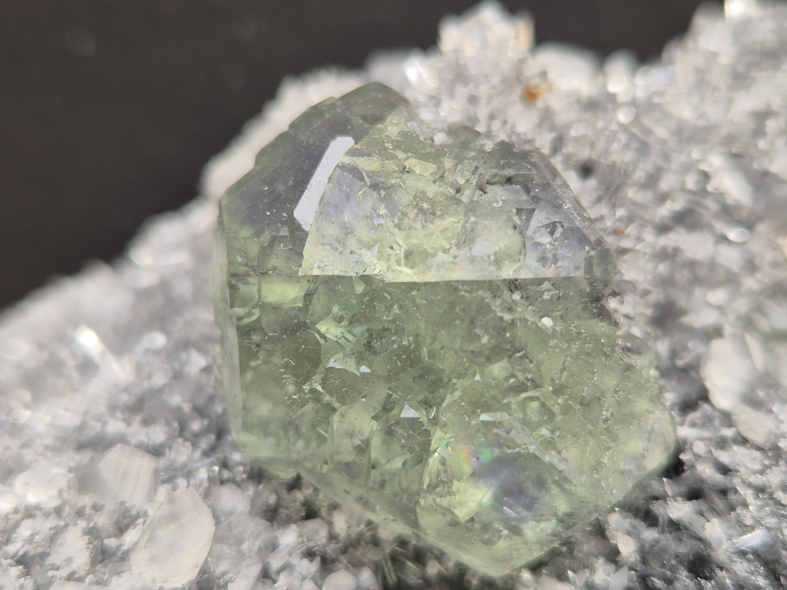 Fluorine verte dodécaèdre