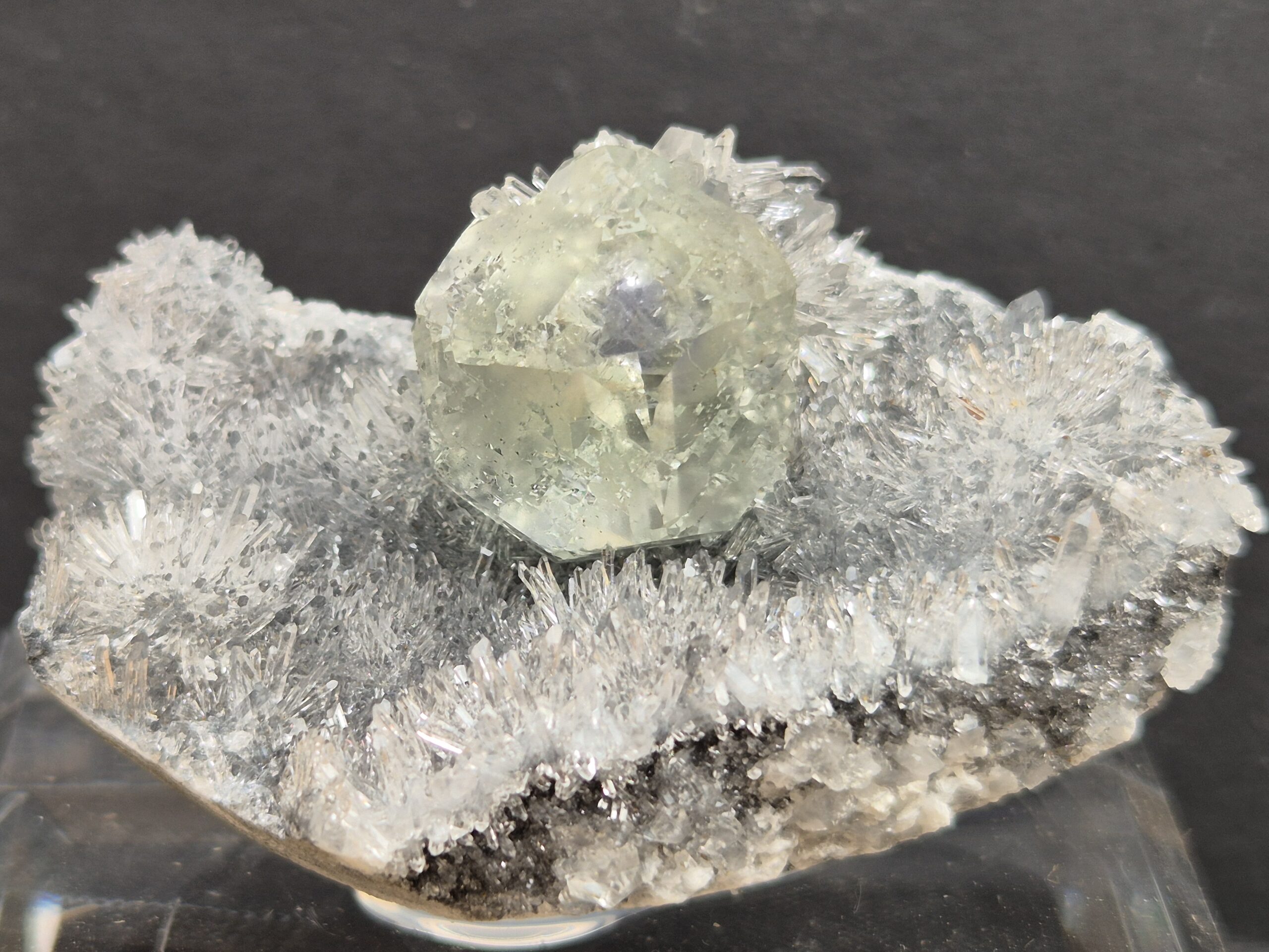 Fluorite verte quartz Hunan
