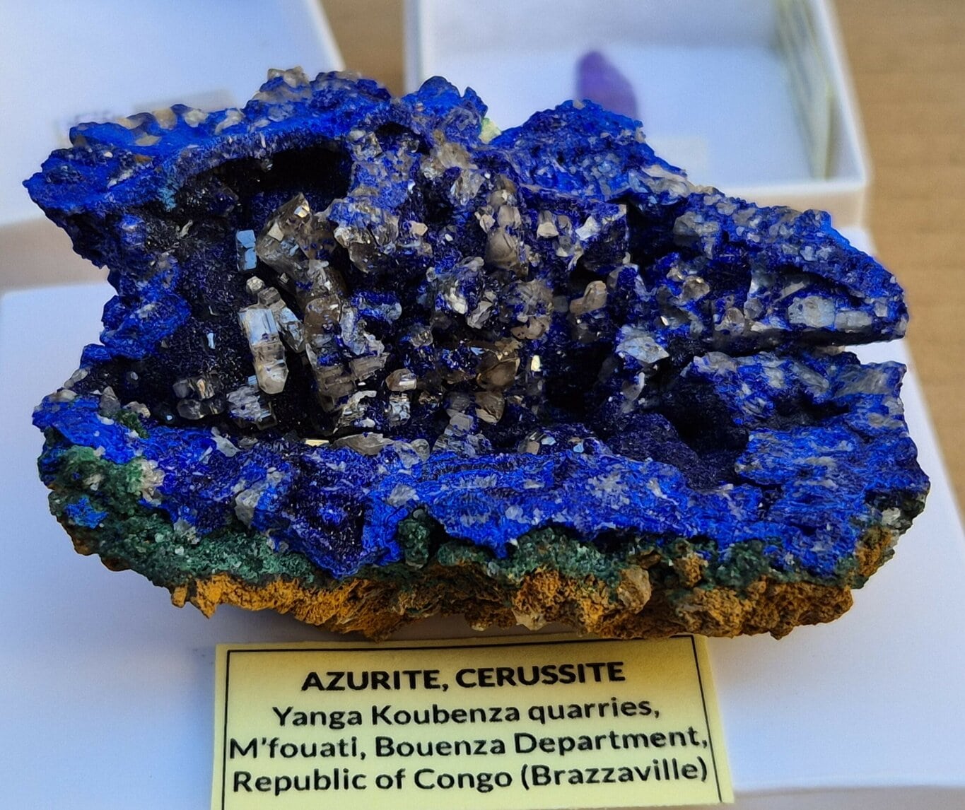 Azurite Cérusite Congo