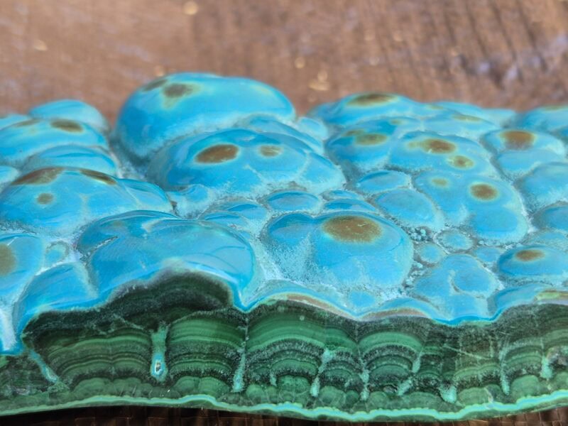 Chrysocolle Malachite polis