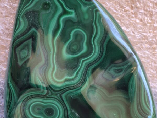 Malachite galet vert