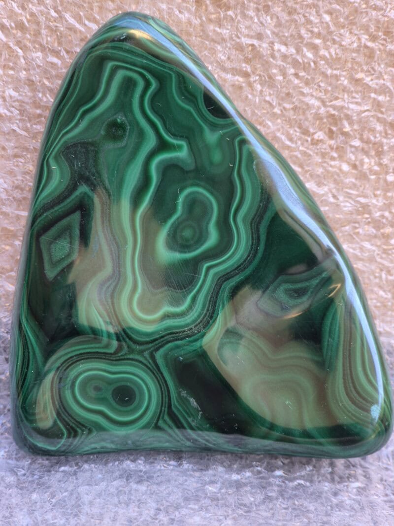 Malachite galet vert