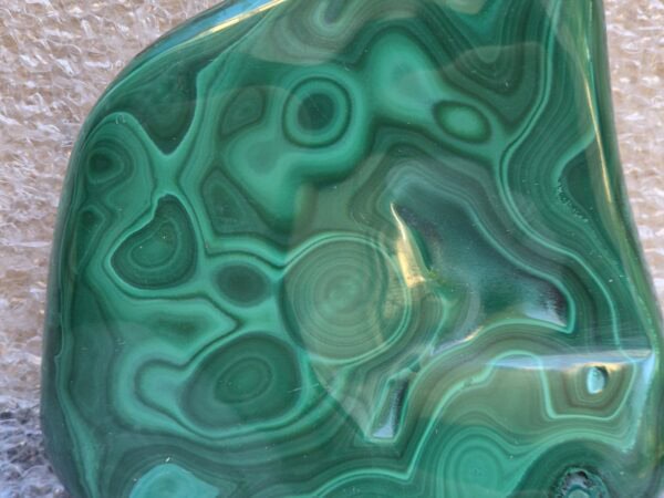 Malachite plaque polie