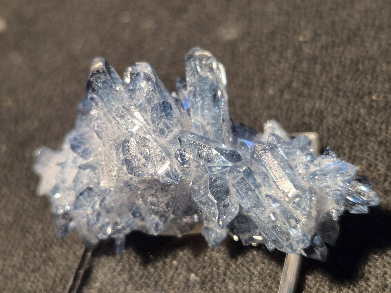 Quartz aura bleu
