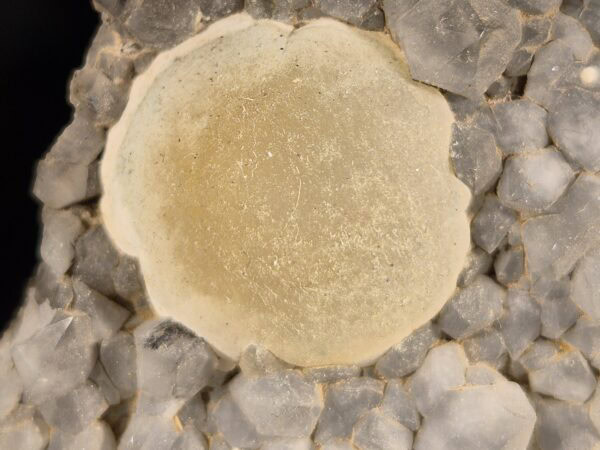 Fluorite botryoïdale et quartz