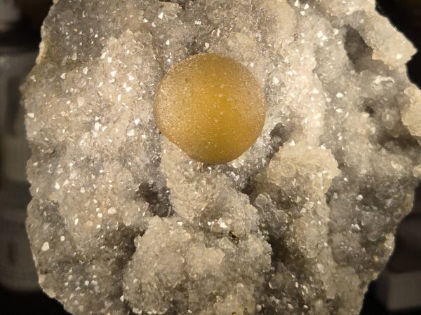 Fluorite botryoïdal caramel