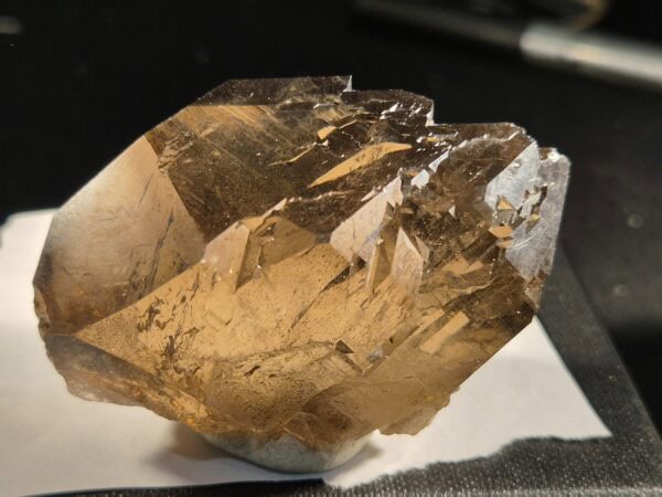 Quartz peigne fumé gwindel Mont Blanc