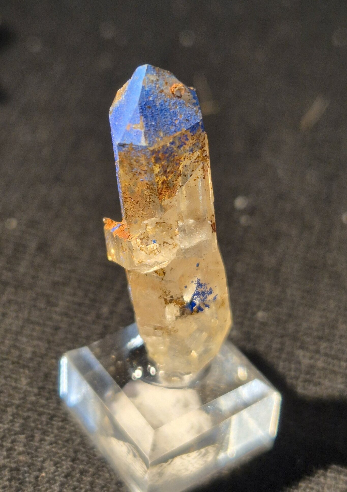 Quartz et Azurite Oisans