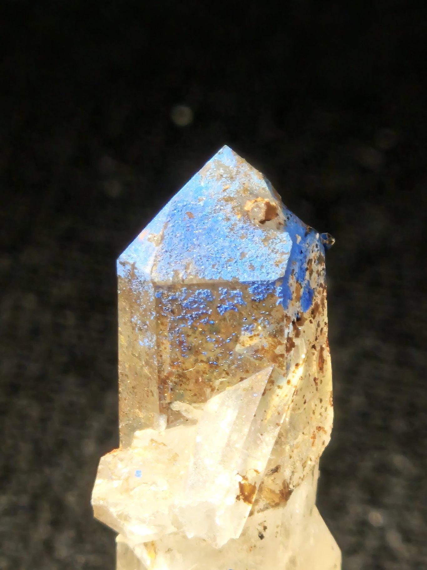 Quartz et Azurite Oisans