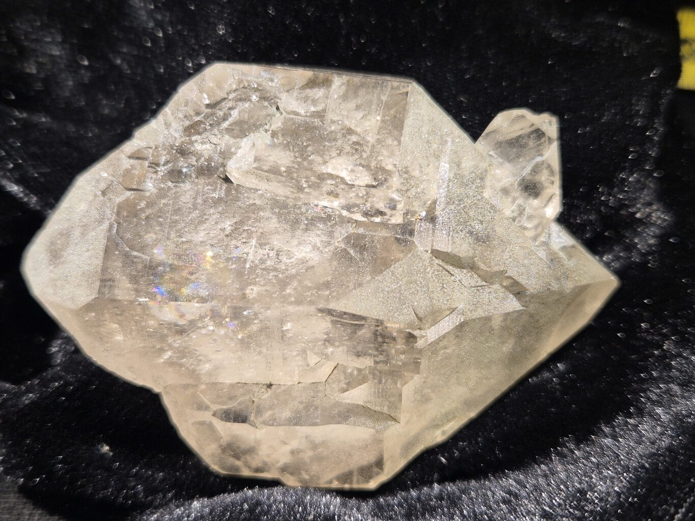 Quartz à âme chloriteux