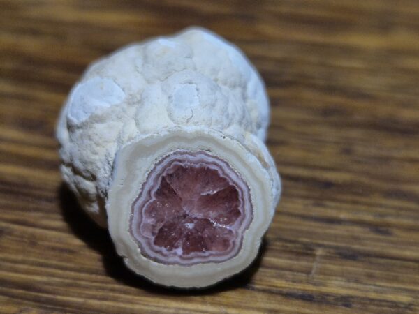 Rhodochrosite sciée polie