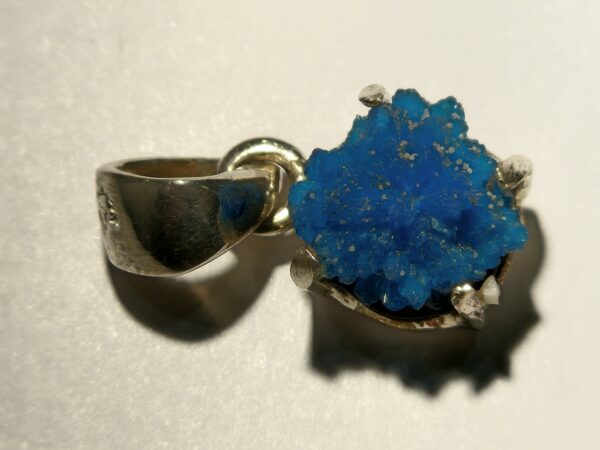 Cavansite montée argent