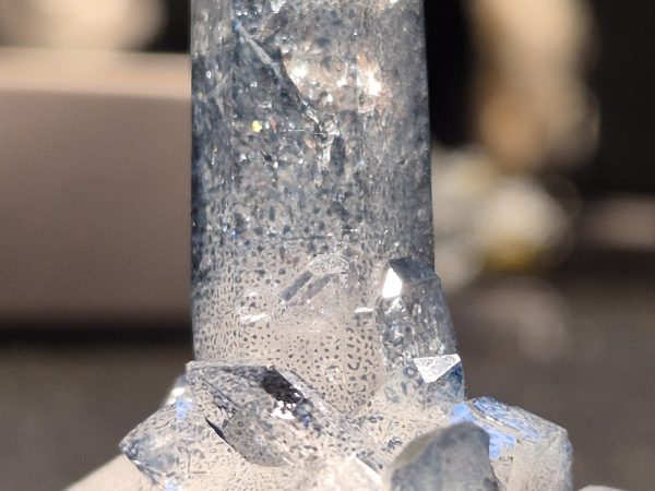 Quartz aura bleu