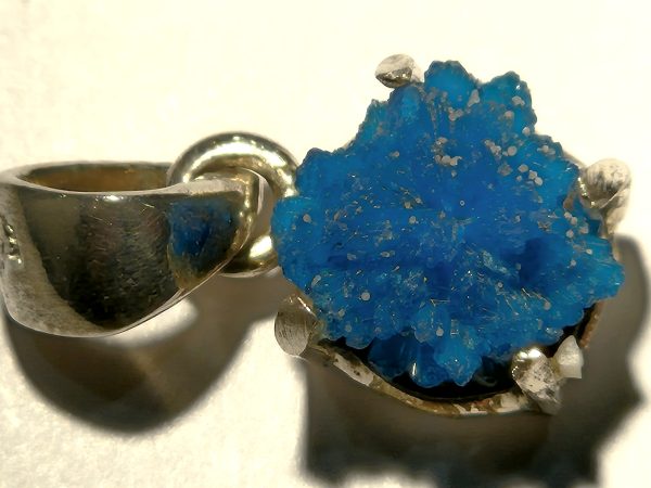 Cavansite montée argent