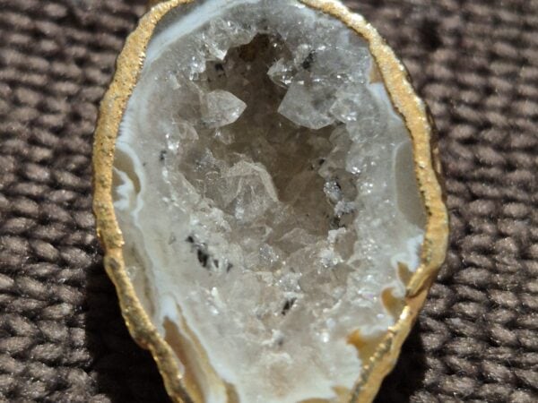 Agate géodinhos doré