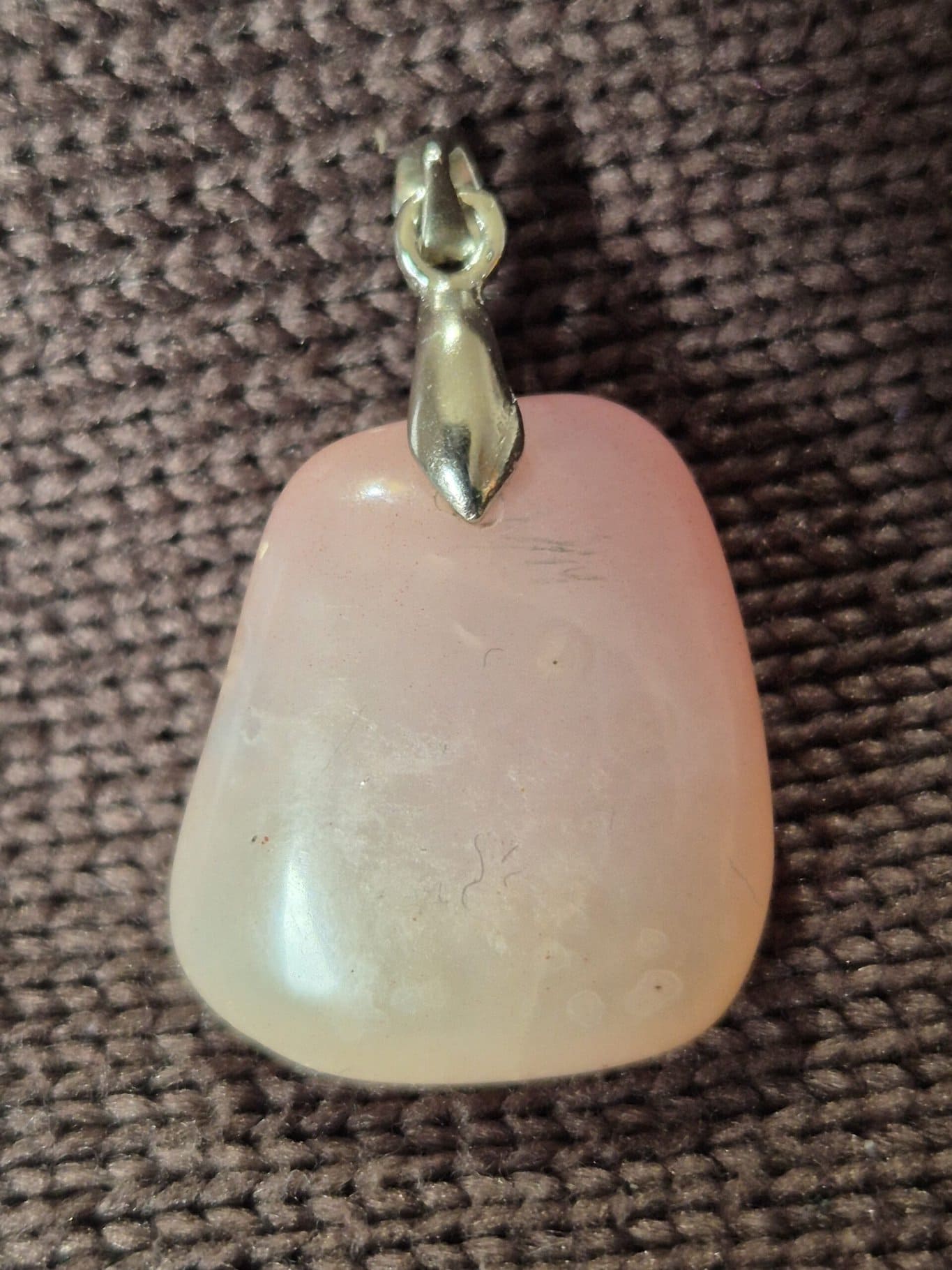 Agate du Botswana abricot