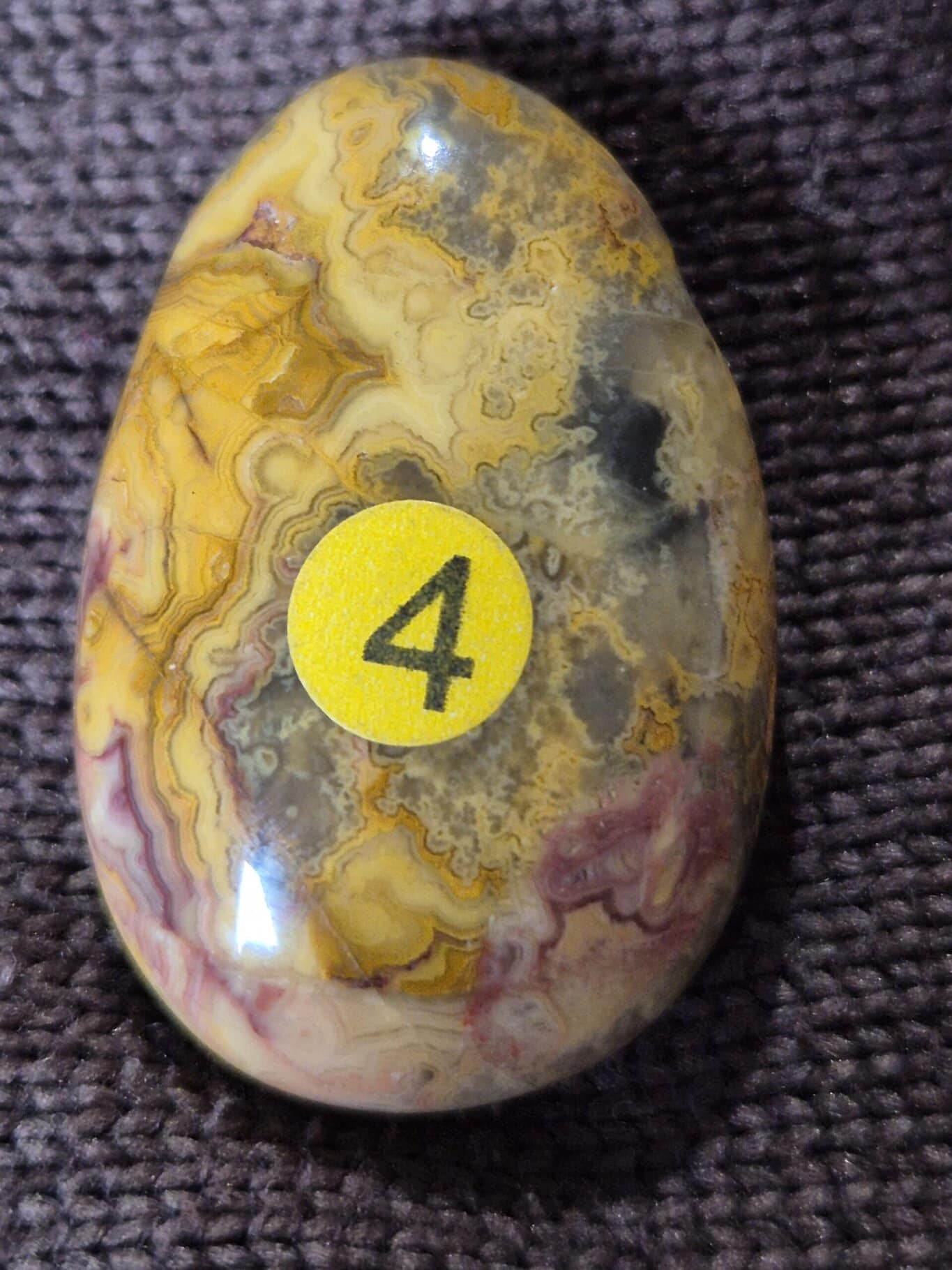 Agate Crazy Lace ocre