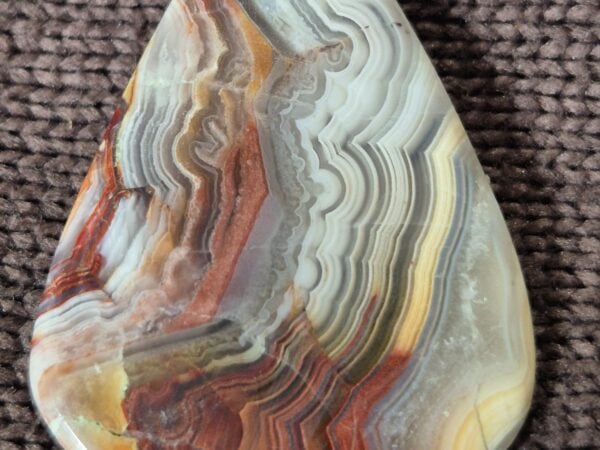 Agate Crazy Lace losange