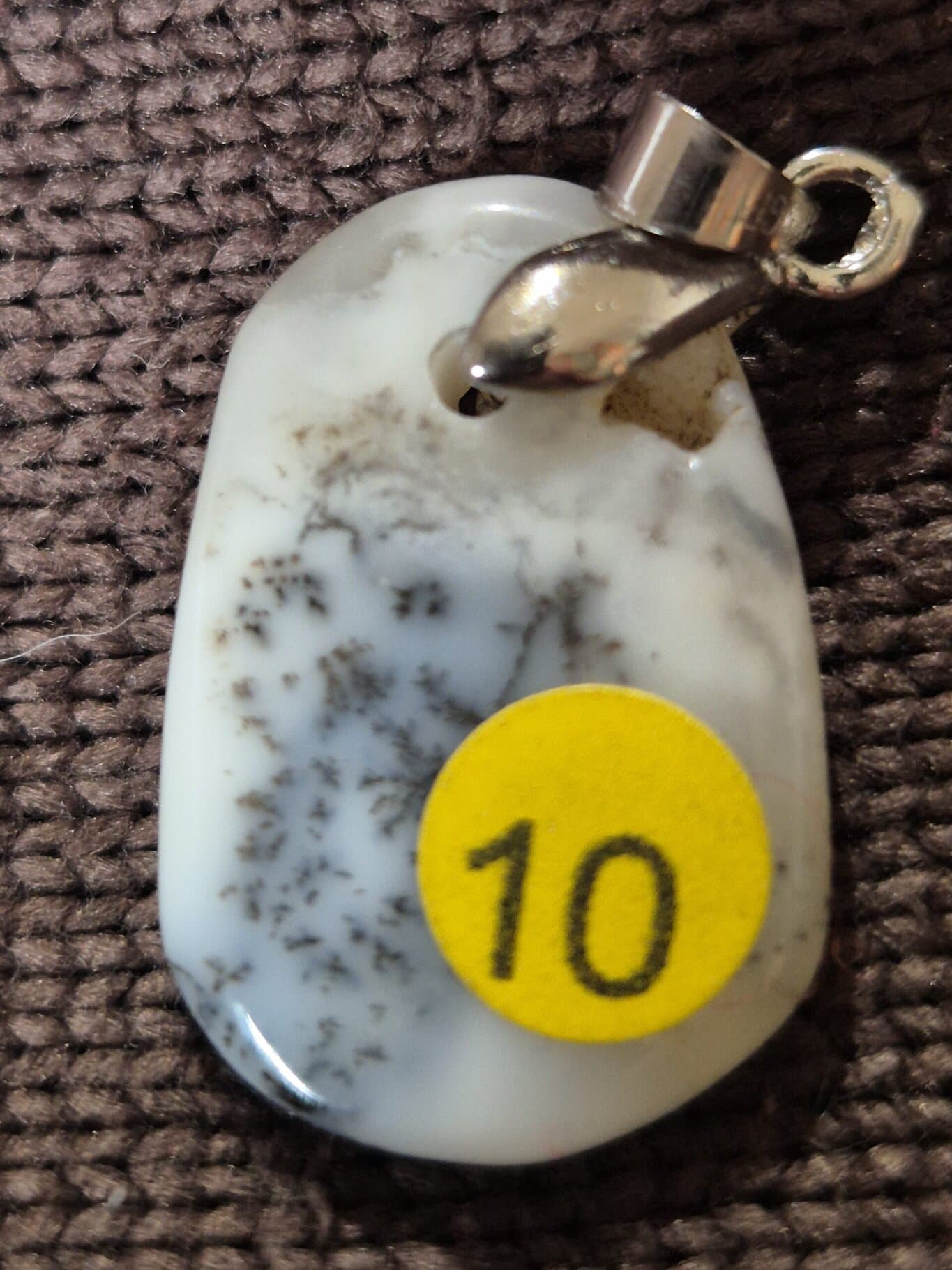 Agate dentritique manganèse