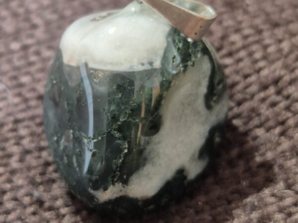 Agate Feuille bélière