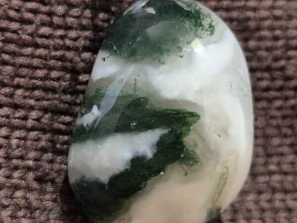 Agate Feuille Inde bélière