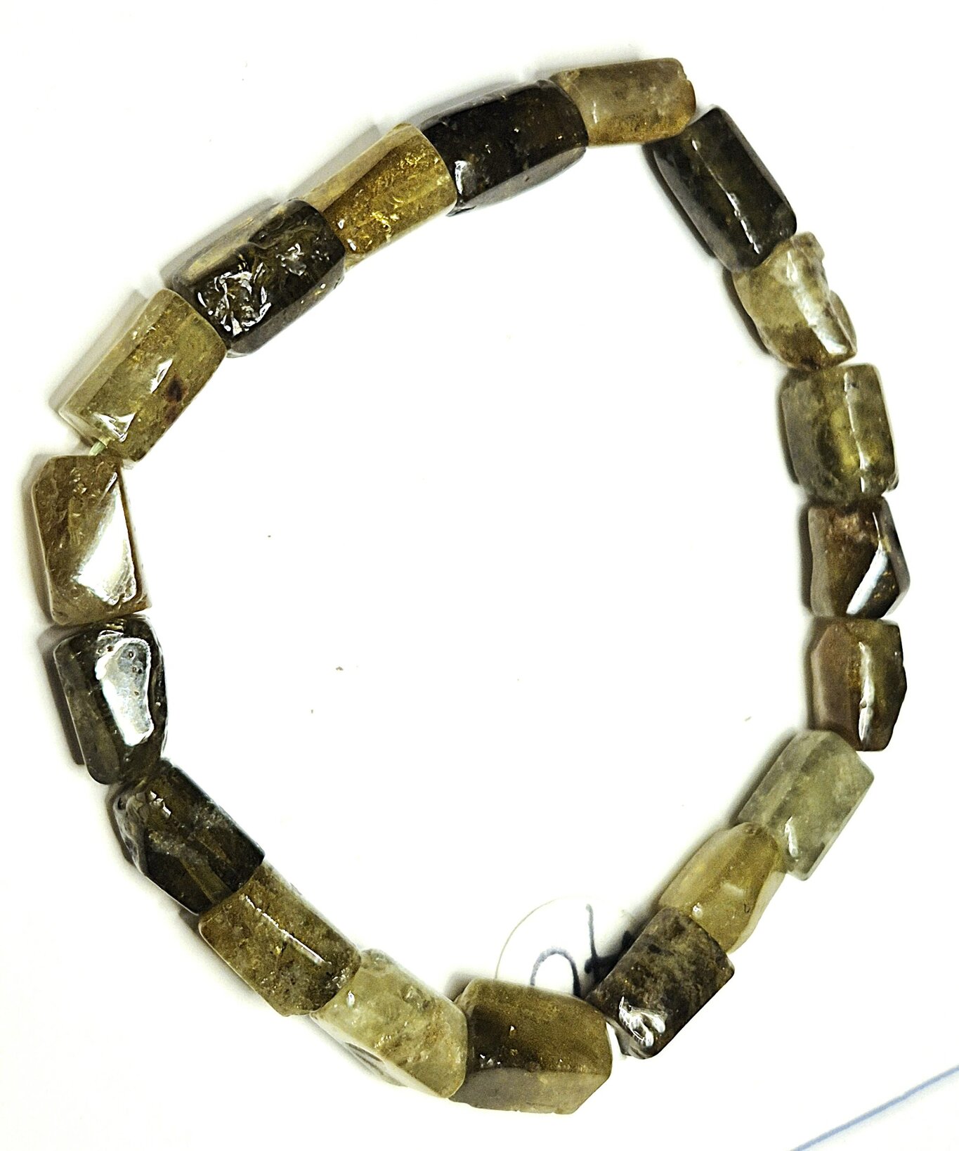 Bracelet Grenat vert tube – Image 2