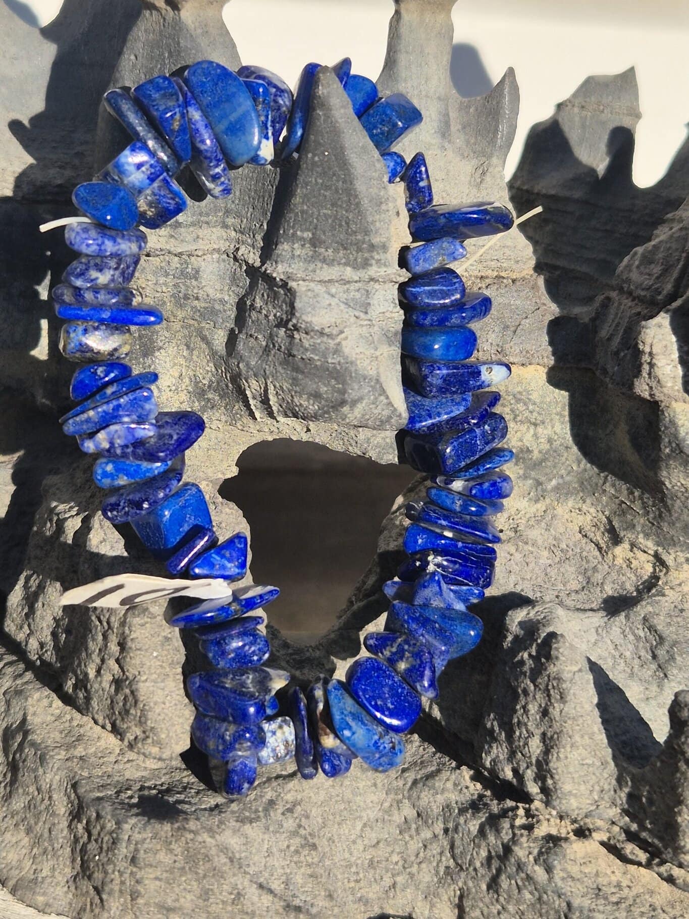 Bracelet Lapis Lazuli baroque