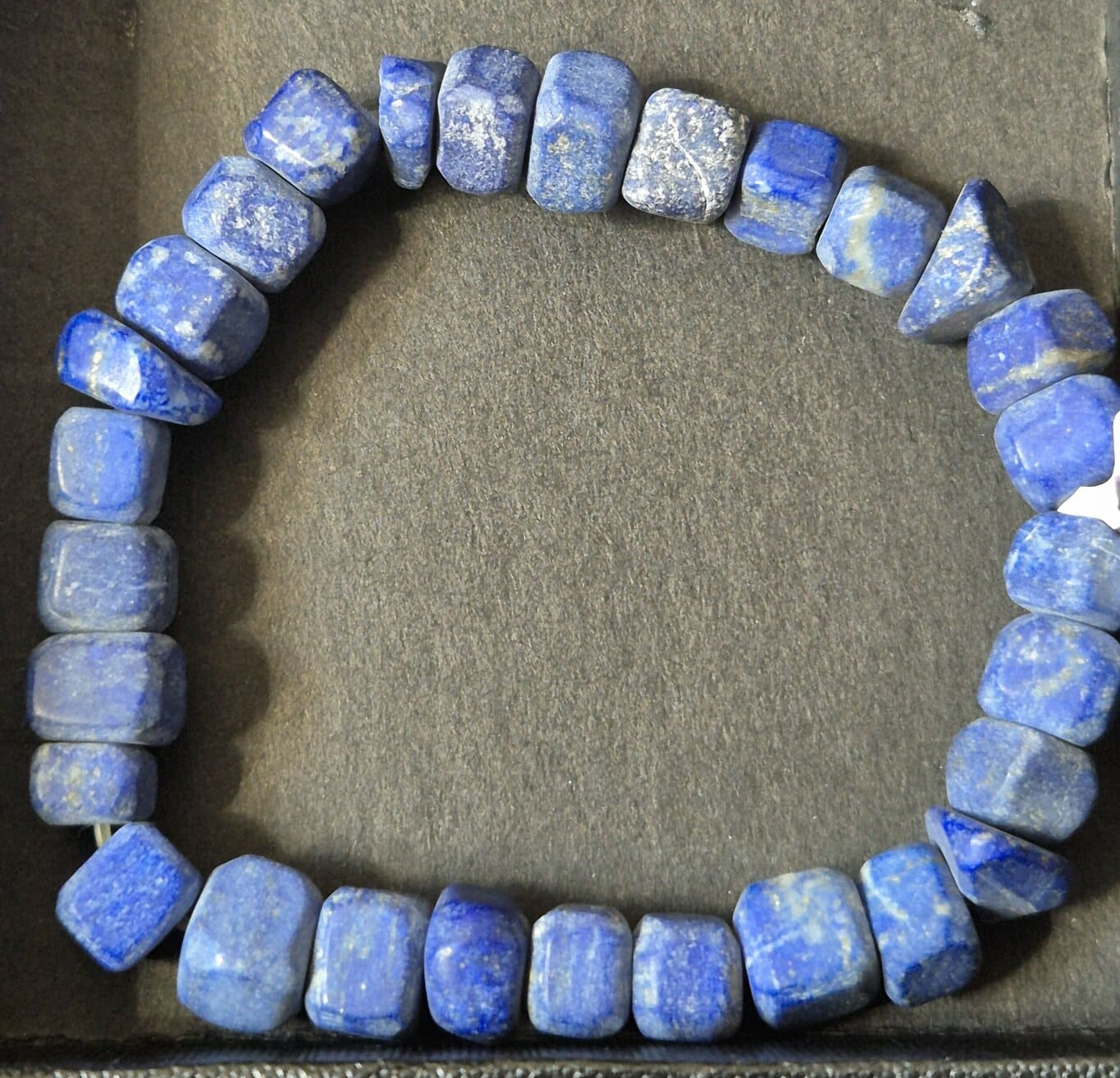 Bracelet Lapis Lazuli carrés
